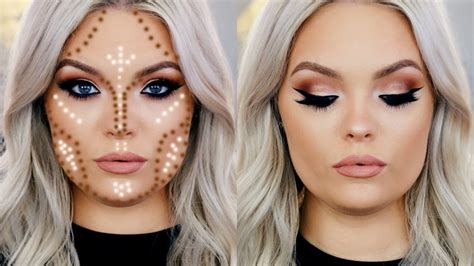 How To Contour Round Face Youtube