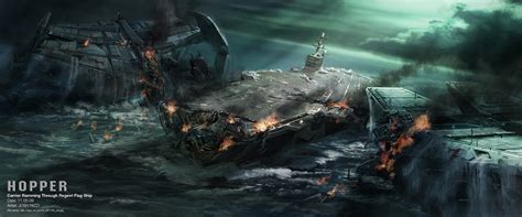 Battleship 2012 Concept Art By Josh Nizzi Film Sketchr