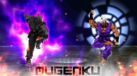 Shin Oni Vs God Akuma Street Fighter Mugen Multiverse Youtube
