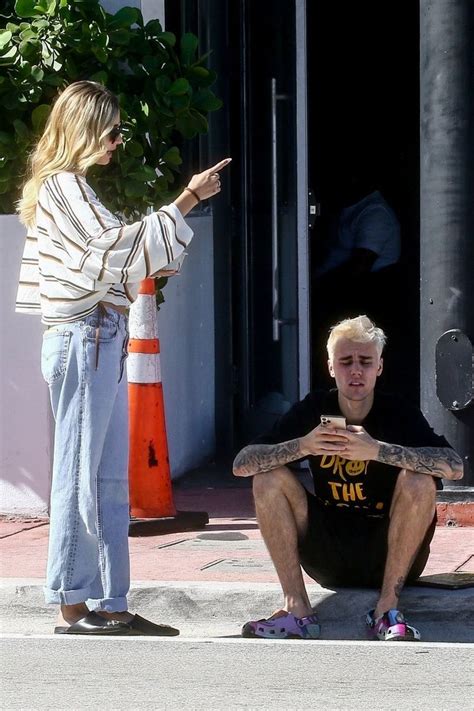 Justin And Hailey Bieber Spotted In Miami Florida Today Credit To Owner Justin Bieber