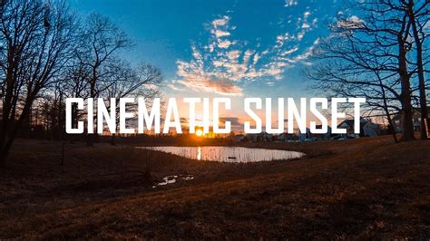 Cinematic Sunset Timelapse Shot On Yi 4k Action Camera Youtube