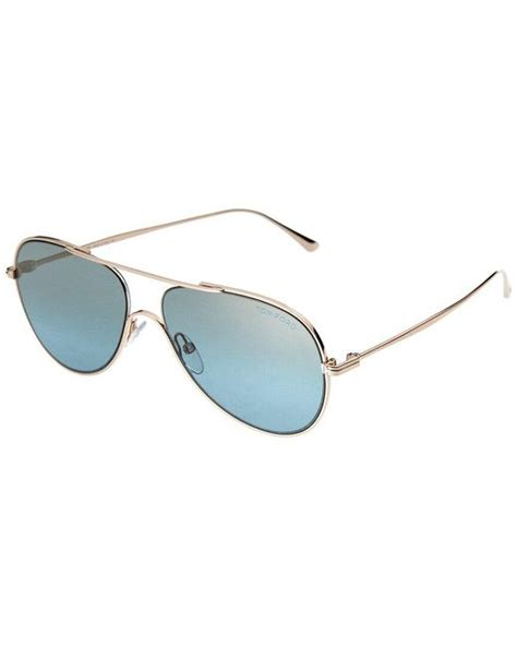 Tom Ford Ft0695 62mm Sunglasses In Metallic For Men Lyst