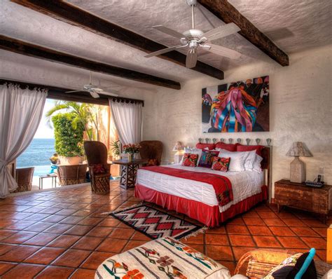 Bright And Colourful Mexican Hacienda Style Bedroom Hacienda Style