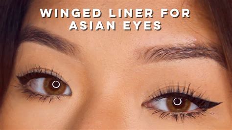 Perfect Winged Eyeliner Tutorial For Asian Eyes Alxandra Youtube