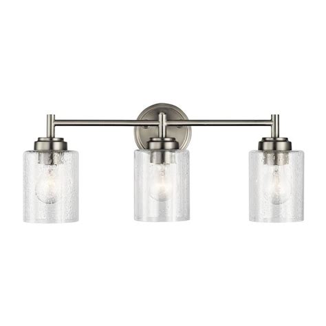 They are best used in conjunction with recessed or other. VANITY LIGHTS - LOWES Kichler Winslow 3-Light Nickel ...