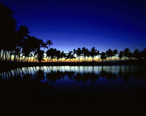 Island Night Wallpapers Wallpaper Cave