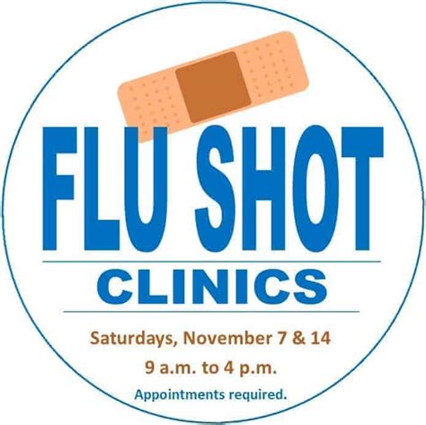 Convenient Saturday Flu Shot Clinics November Island Health