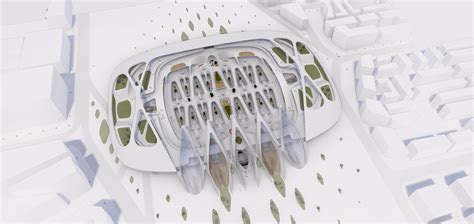 UNSTUDIO - Hardt Hyperloop Hub Design #station #hyperloop #architecture #station #design # 