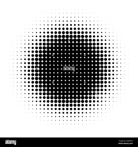 Halftone Dots Background Black Circle Halftone Pattern Pop Art Comic