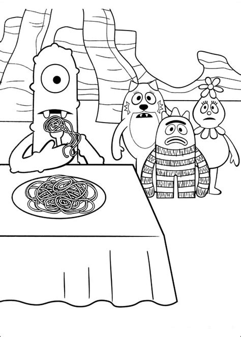 Yo gabba gabba free printablescoloring pages are a fun way for kids of all ages to develop creativity focus motor skills and color recognition. Yo Gabba Gabba - Dibujos para imprimir y colorear