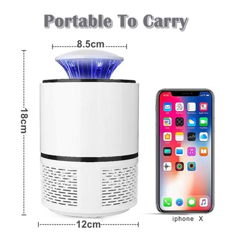 Using 100% physical mosquito eradication method, the newly upgraded mosquito killer has no poisons, harmful chemicals or radiation and is extremely quiet and safe. Mosquito Killer Lamp Insect Trap UV (end 6/21/2022 12:00 AM)