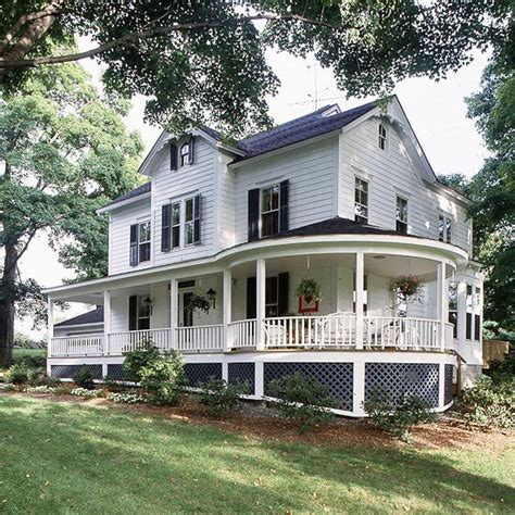 These charlotte area homeowners wanted to increase the aesthetic appeal of their somewhat boxy, colonial style residence with a front porch addition that would. Front Porch Design Ideas: Wrap-Around Porches Blog - Air ...