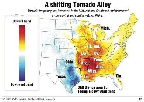 A Shifting Tornado Alley Numbers Likely To Rise In Arkansas Study Finds