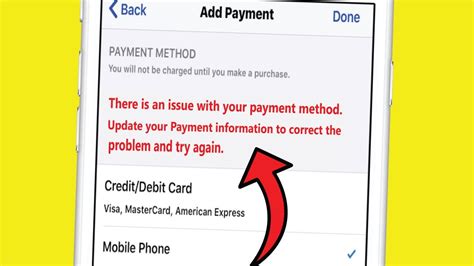 There Is An Issue With Your Payment Method Update Your Payment