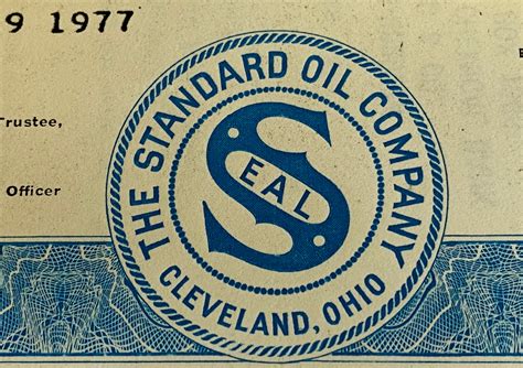The Standard Oil Company An Ohio Corporation Issued Etsy