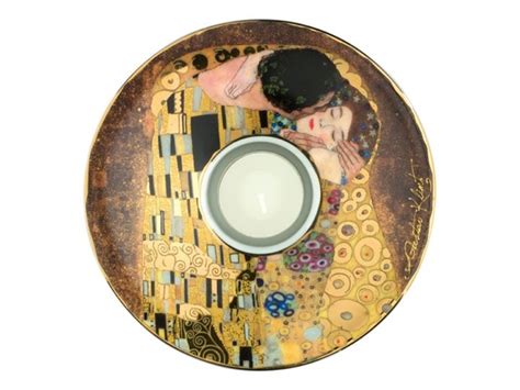 Obraz pocałunek (r022) to reprodukcja dzieła gustava klimta. Świecznik 15cm - Pocałunek - Gustaw Klimt - Świeczniki i ...