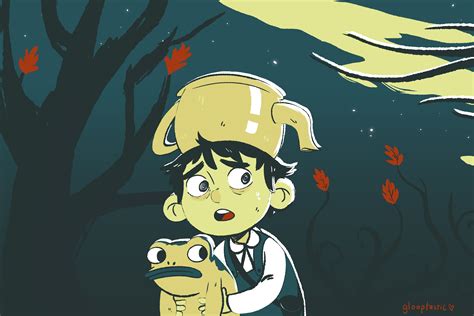 Over The Garden Wall Greg From Gloops Art Over The Garden Wall