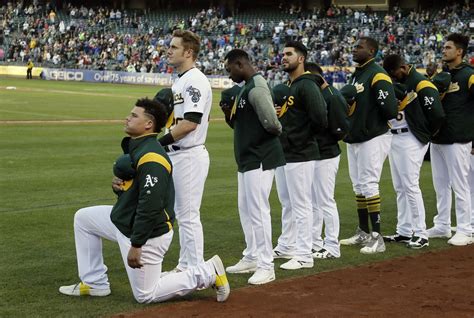 Only Mlb Player To Kneel During Anthem Fires Agent As He Goes Unsigned