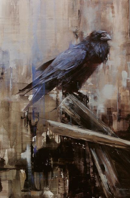Lindsey Kustusch Crow Painting Raven Art Bird Art