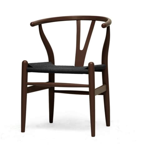 The lovely wood back and legs allow it to fit perfectly into a room of traditional or classic furniture, while the modern design adds a touch of contemporary flair to the room. Baxton Studio Wishbone Arm Dining Chair - Walmart.com - Walmart.com