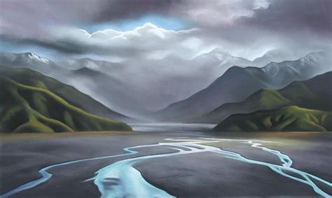 New Zealand Landscape Paintings Narutoxa
