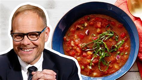 Longtime tv personality, food expert and cookbook author alton brown says cooking a turkey with stuffing is a bad idea. Alton Brown Makes 5-Star Gazpacho | Food Network - Cooking ...