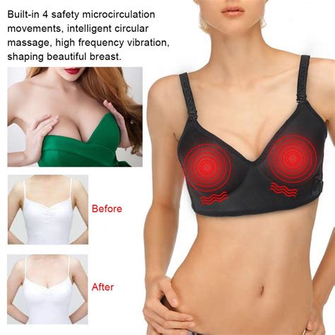 Electric Breast Enlargement Messager Chest Growth Bra Vibration Stimulato Enhanc Breast Massag