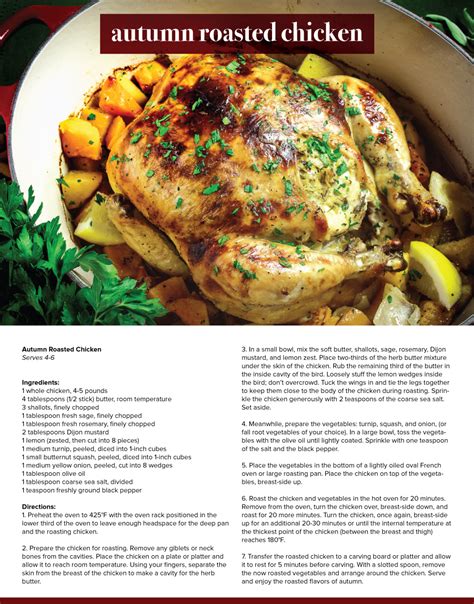 Autumn Roasted Chicken