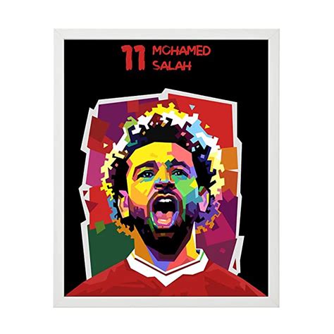 Buy Mohamed Salah Poster Wpap Art Print Of Liverpool Football Fans Call
