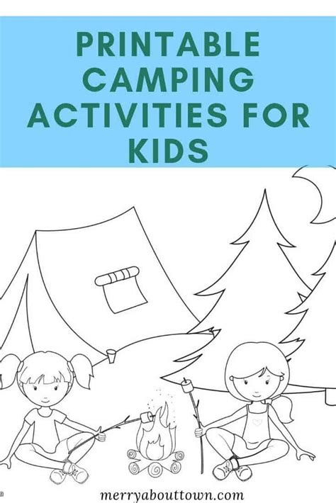 Printable Camping Activities For Kids Camping Activities For Kids