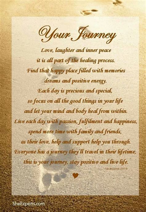 Inspirational Poem About Life Journey