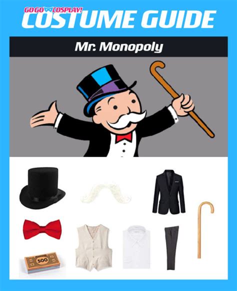 Monopoly Man Costume Guide Diy Cosplay And Halloween Ideas