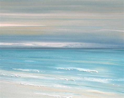 Beach Ocean Painting Art Print Seascape Painting Print Tropical Art