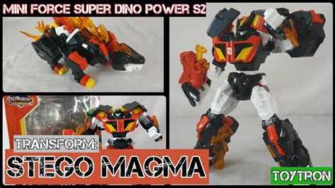 Transform Stego Magma Mini Force Super Dino Power Season 2 Toytron