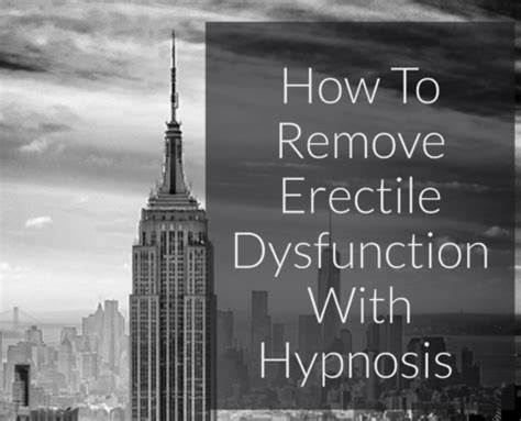 Remove ERECTILE DYSFUNCTION With Hypnosis The Incredible Hypnotist Richard Barker
