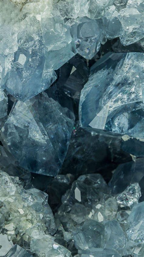 Celestite Crystal Aesthetic Crystals Crystal Background