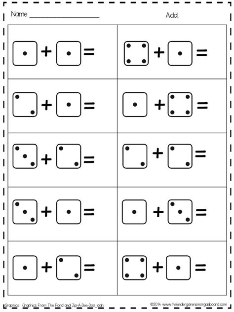 Math Dice Game Printable Kids Addition Game Homeschool Etsy