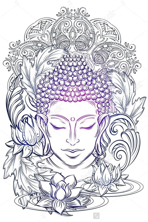 As a large tattoo drawn on the side, this one immediately captures the attention and stuns the viewer with its fractal pattern. Pin by reno on Sleeve | Buddha tattoo design, Buddhist ...