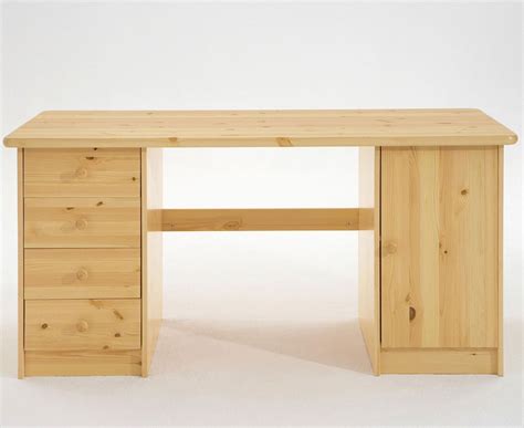 Hochwertige schreibtische und sekretäre aus massivholz für ihr büro. Schreibtisch Kiefernholz massiv Natur lackiert Kiefer ...