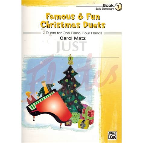 Compilation Famous And Fun Christmas Duets Book 1 Piano Duet