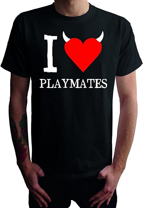 I Dont Love Playmates Herren T Shirt Amazonde Fashion