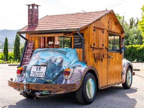 Classic VW Beetle 1302 Gets Turned Into A Charming Swiss Cabin With A