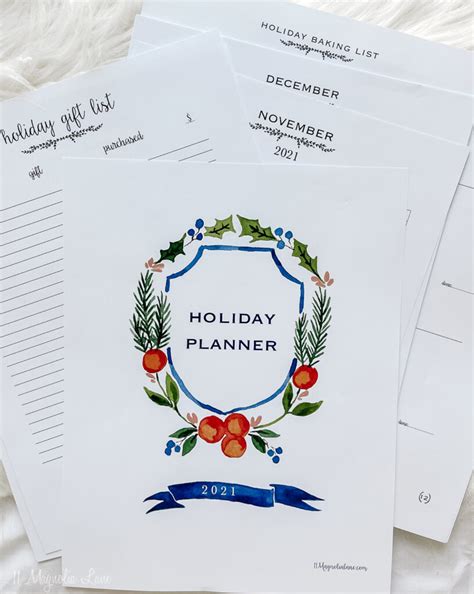 The 2021 Free Printable Holiday Planner Is Here