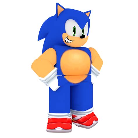 Custom Roblox Sonic By Unaidedcolt24 On Deviantart