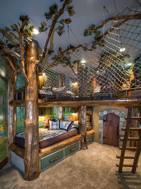 Magnificent Treehouse Design 🌳 Tree House Bedroom Dream House Decor