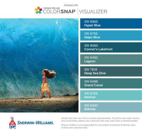 Need help picking a matching color for hyper blue sw 6965? I found these colors with ColorSnap® Visualizer for iPhone ...