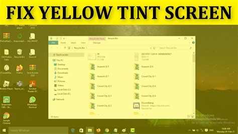 How To Fix Yellow Screen On Windows How To Many