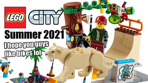 Lego City Summer 2021 Sets List Wildlife And Cheap Stunt Bikes Youtube