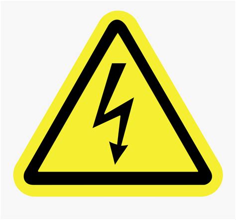 Electrical Shock Hazard Symbol Free Transparent Clipart Clipartkey