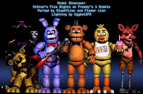 Fnaf 6 map by speculardesign. Model Showcase: HiAtom's FNAF 1 Pack by CynfulEntity on ...